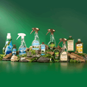 essential oil home cleaning product line